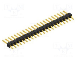 Connector: pin strips; pin header; male; PIN: 22; 2.54mm; SMT; 1x22