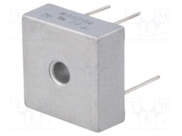 Single-phase bridge rectifier; Urmax: 800V; If: 25A; Ifsm: 400A