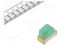 LED; SMD; 0603; green; 0.1÷0.35mcd; 1.6x0.8x1.1mm; 160°; 1.9÷2.25V