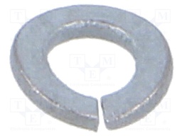 Washer; spring; M2,5; D=5.1mm; h=0.9mm; steel; Plating: zinc; BN 769