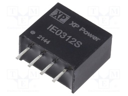 Converter: DC/DC; 1W; Uin: 3.3V; 12VDC; Iout: 84mA; SIP; 1.4g; 150kHz