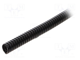 Protective tube; ØBraid : 7.5mm; polyamide 6; black; Len: 50m