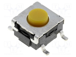 Microswitch TACT; SPST-NO; Pos: 2; 0.05A/24VDC; SMT; none; 2.26N