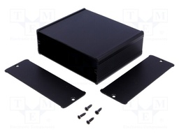 Enclosure: with panel; TUF; X: 120mm; Y: 100mm; Z: 42mm; aluminium