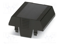 Cover; for enclosures; UL94HB; Series: EH 67,5; Mat: ABS; black