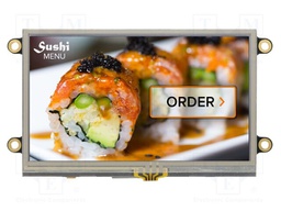 Display: TFT; 480x272; Illumin: LED; Dim: 106x67.2x15.5mm; 3.3V