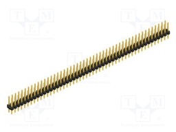 Connector: pin strips; pin header; male; PIN: 98; 2mm; THT; 2x49