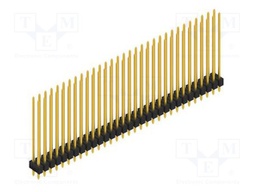 Connector: pin strips; pin header; male; PIN: 62; 2.54mm; THT; 2x31