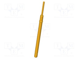 Test needle; Operational spring compression: 4mm; 5A; Ø: 0.8mm