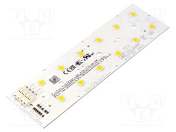 LED strip; W: 49.5mm; L: 172.2mm; No.of diodes: 12; CRImin: 70; 3000K