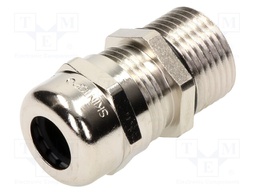 Cable gland; with long thread; PG21; IP68; Mat: brass