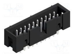 Connector: pin strips; pin header; male; PIN: 20; 2.54mm; THT; 2x10