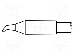 Tip; bent conical; 0.4mm; longlife