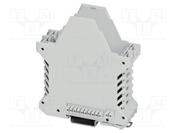 Enclosure base; with FE contact,with terminals; grey; UL94V-0