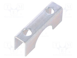 Mounting coupler; steel; zinc; Application: u-bolt