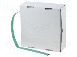 Heat shrink sleeve; glueless; 2: 1; 12.7mm; green; polyolefine