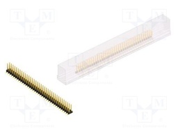 Connector: pin strips; pin header; male; PIN: 72; 2mm; SMT; 2x36