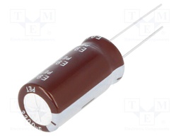 Capacitor: electrolytic; THT; 3300uF; 16VDC; Ø12x25mm; Pitch: 5mm