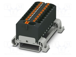 Splice terminal: rail; 32A; 800V; push-in; PA; 0.2÷6mm2; W: 64.8mm