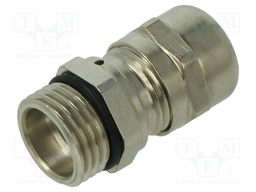Cable gland; M16; IP66,IP67; brass; silver