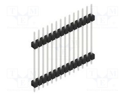 Connector: pin strips; pin header; male; PIN: 14; 2.54mm; THT; 1x14