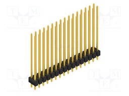 Connector: pin strips; pin header; male; PIN: 32; 2.54mm; THT; 2x16