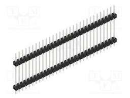 Connector: pin strips; pin header; male; PIN: 30; 2.54mm; THT; 1x30