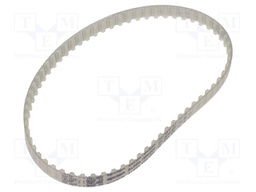 Timing belt; T5; W: 8mm; H: 2.2mm; Lw: 320mm; Tooth height: 1.2mm