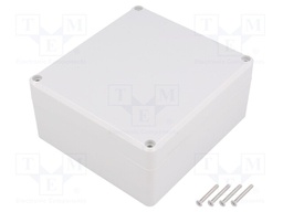 Enclosure: multipurpose; X: 115mm; Y: 125mm; Z: 58mm; ABS; grey; IP65