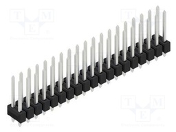 Connector: pin strips; pin header; male; PIN: 38; 2.54mm; THT; 2x19