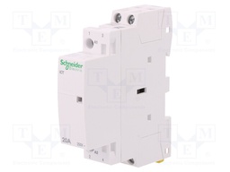 Contactor: 2-pole installation; NO x2; 230÷240VAC; 20A; DIN; ICT