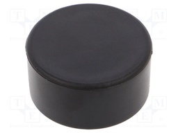 Enclosure: for alarms; ABS; black; Ø: 29.6mm; H: 14mm