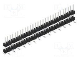 Connector: pin strips; pin header; male; PIN: 28; 2.54mm; SMT; 1x28