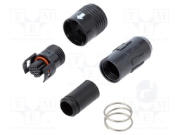 Plug; Connector: circular; HR30; female; PIN: 12; push-pull; 2A