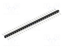 Connector: pin strips; pin header; male; PIN: 27; 2mm; SMT; 1x27