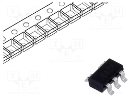 IC: voltage regulator; LDO,fixed; 3.3V; 0.2A; SOT23-5; SMD; ±1%