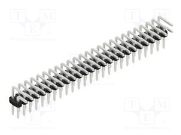 Connector: pin strips; pin header; male; PIN: 50; 2mm; THT; 2x25