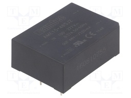 Converter: AC/DC; 15W; Uout: 48VDC; Iout: 0.32A; 85%; Mounting: PCB
