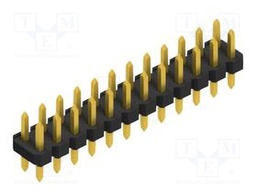 Connector: pin strips; pin header; male; PIN: 24; 2.54mm; THT; 2x12