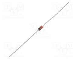 Diode: Zener; 0.5W; 6.2V; DO35; single diode; 5uA