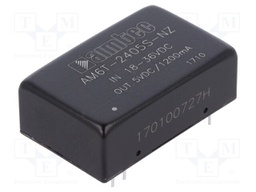 Converter: DC/DC; 6W; Uin: 18÷36V; 5VDC; Iout: 1.2A; DIP24; 14g