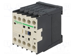 Contactor: 4-pole; NC x2 + NO x2; 24VDC; 9A; DIN; LP1K; 4kW