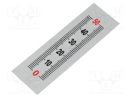 Ruler; figures vertically arranged,self-adhesive; W: 11mm