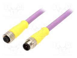 Cable: for sensors/automation; PIN: 5; M12-M12; B code-Profibus