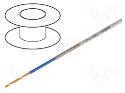 Wire: headset; stranded; 1x0,05mm2; transparent; Ø1.7mm; 50m