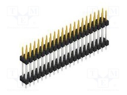 Connector: pin strips; pin header; male; PIN: 42; 2.54mm; THT; 2x21