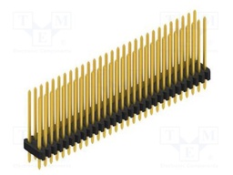 Connector: pin strips; pin header; male; PIN: 58; 1.27mm; THT; 2x29