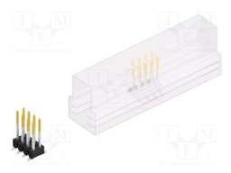 Connector: pin strips; pin header; male; PIN: 8; 2.54mm; SMT; 2x4