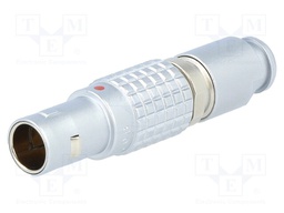 Connector: circular; Series: 0B; plug; male; soldering; for cable