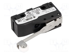Microswitch SNAP ACTION; with lever (with roller); SPDT; Pos: 2